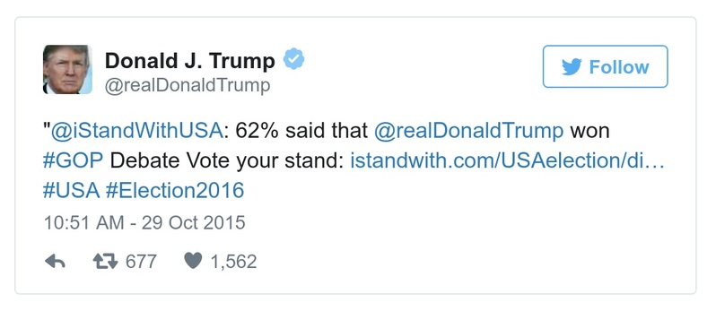 Post preview from Donald Trump