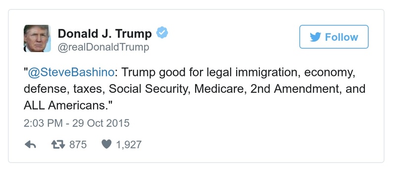 Post preview from Donald Trump