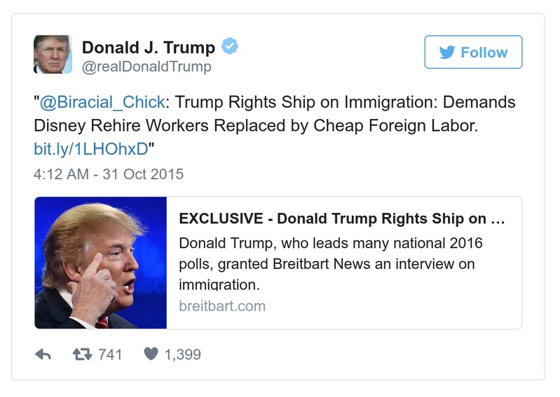 Post preview from Donald Trump