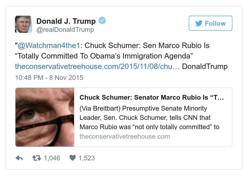 Post preview from Donald Trump