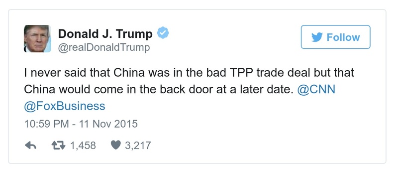 Post preview from Donald Trump