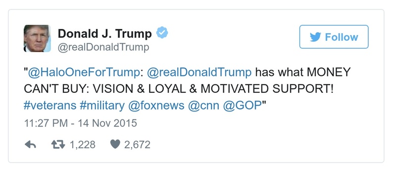 Post preview from Donald Trump