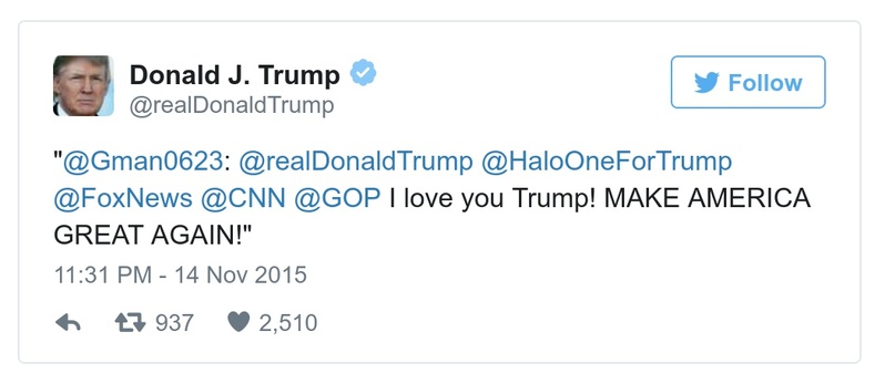 Post preview from Donald Trump