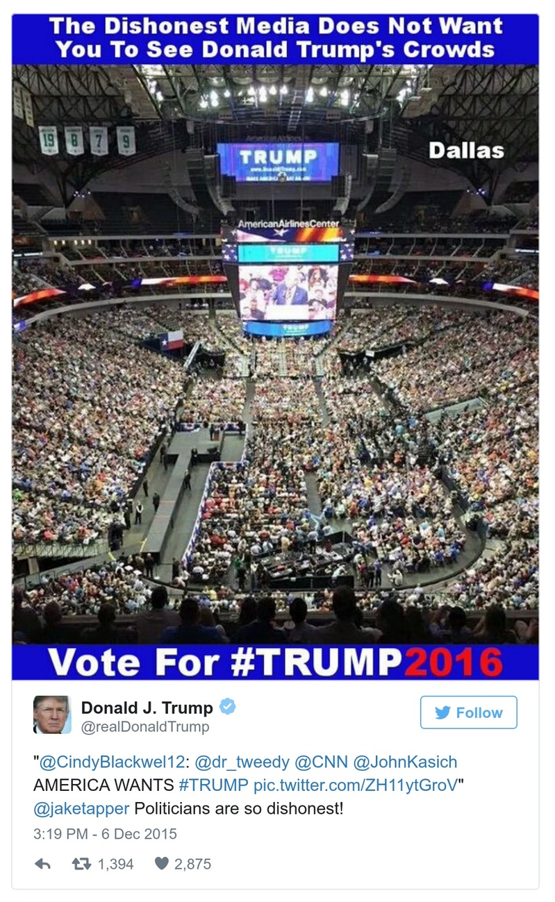 Post preview from Donald Trump