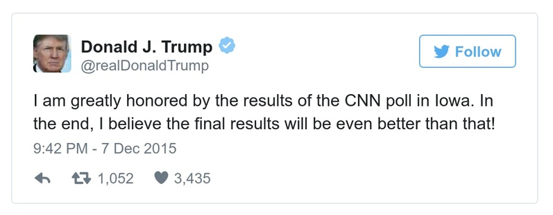 Post preview from Donald Trump