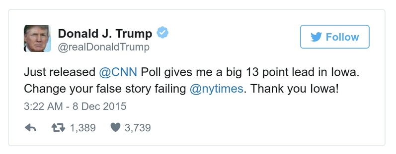 Post preview from Donald Trump