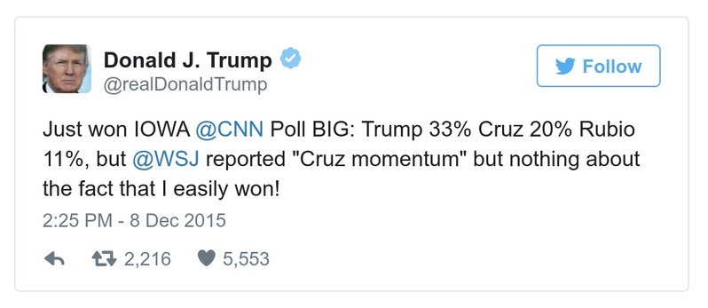 Post preview from Donald Trump