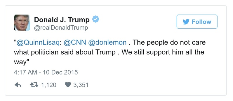 Post preview from Donald Trump