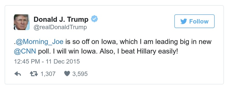 Post preview from Donald Trump