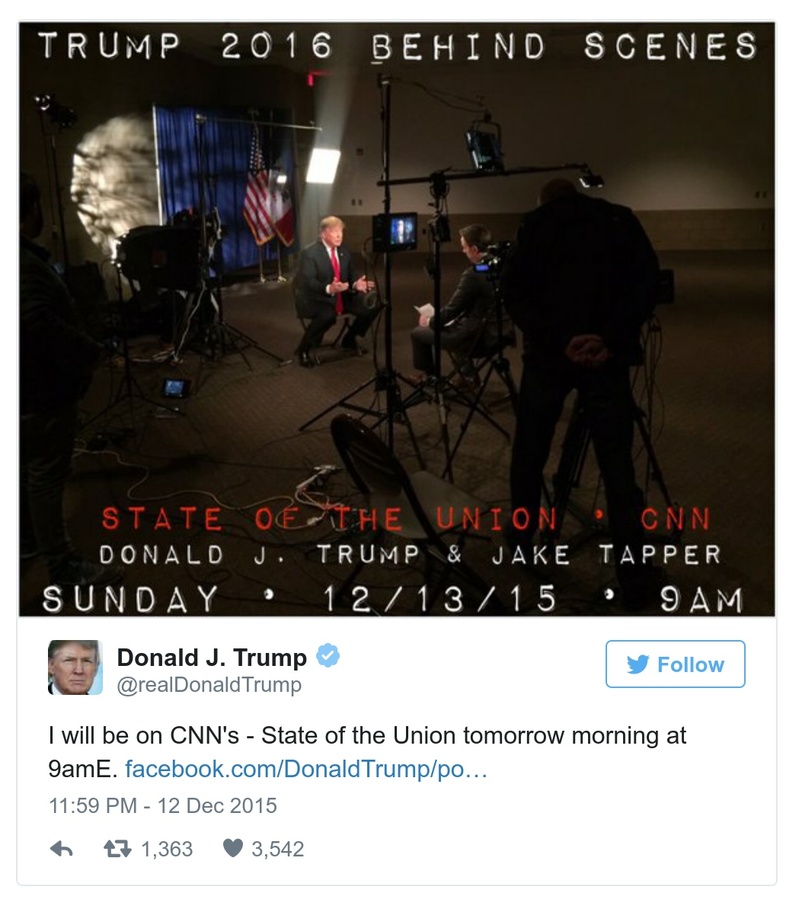 Post preview from Donald Trump