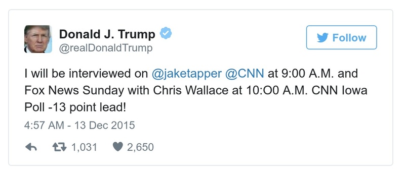 Post preview from Donald Trump