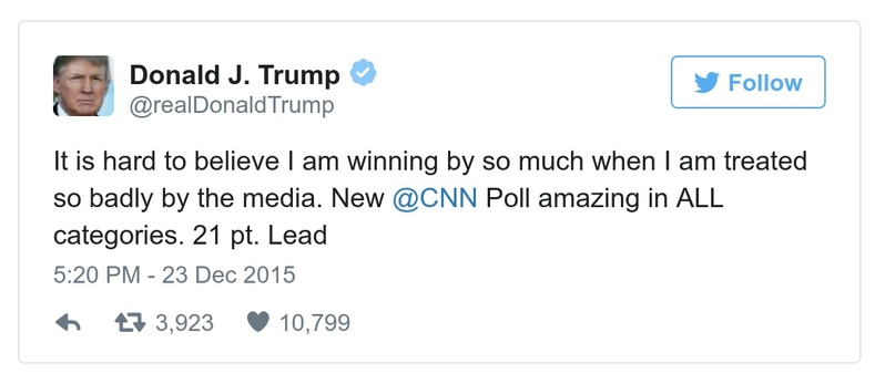 Post preview from Donald Trump