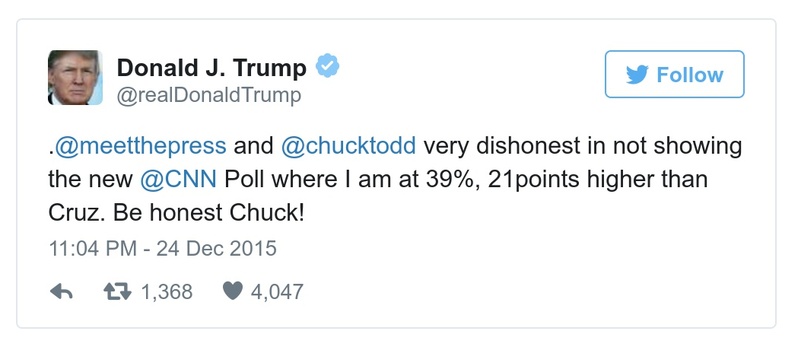 Post preview from Donald Trump