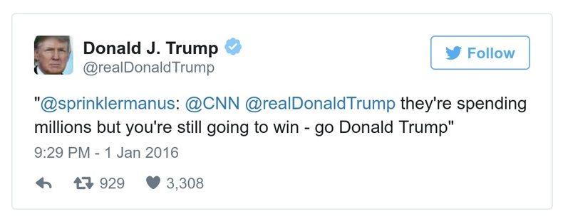 Post preview from Donald Trump