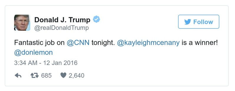 Post preview from Donald Trump