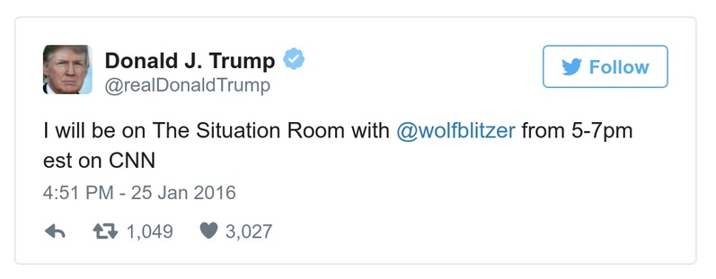 Post preview from Donald Trump