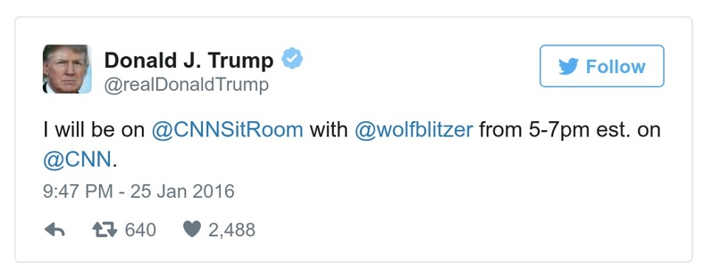 Post preview from Donald Trump