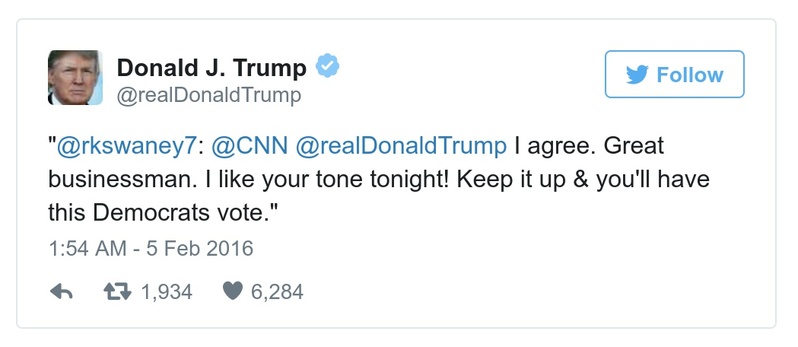 Post preview from Donald Trump