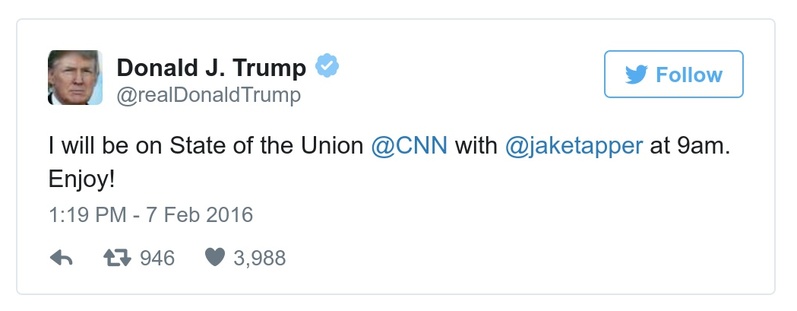 Post preview from Donald Trump