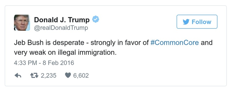 Post preview from Donald Trump