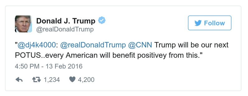 Post preview from Donald Trump