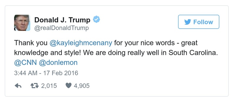 Post preview from Donald Trump