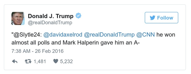 Post preview from Donald Trump