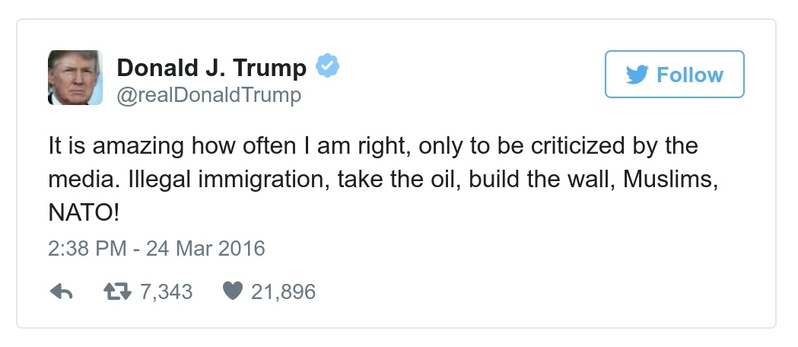 Post preview from Donald Trump