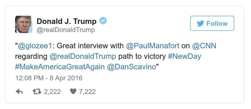 Post preview from Donald Trump