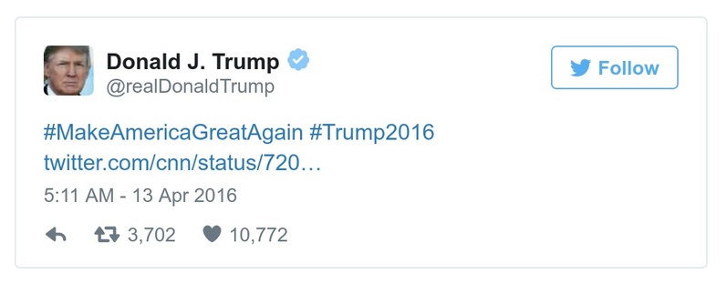 Post preview from Donald Trump