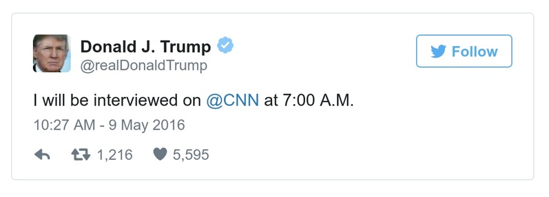 Post preview from Donald Trump