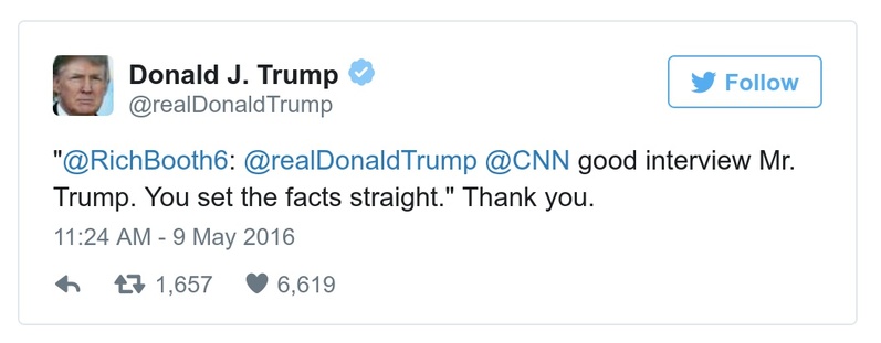 Post preview from Donald Trump