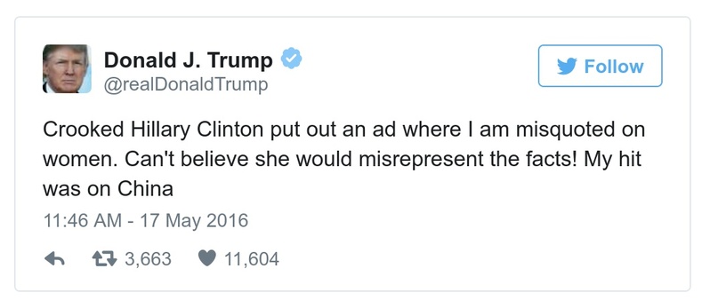 Post preview from Donald Trump