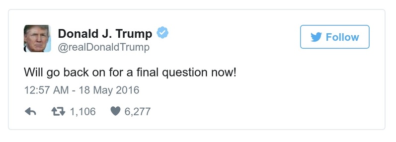 Post preview from Donald Trump