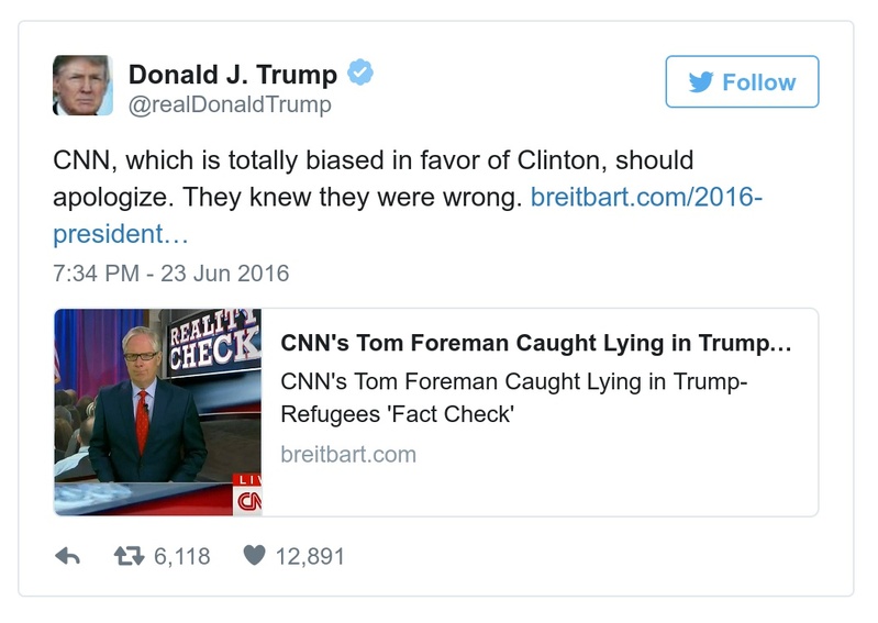 Post preview from Donald Trump