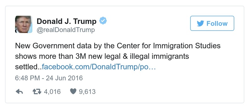 Post preview from Donald Trump