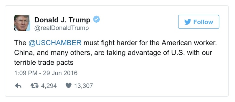 Post preview from Donald Trump