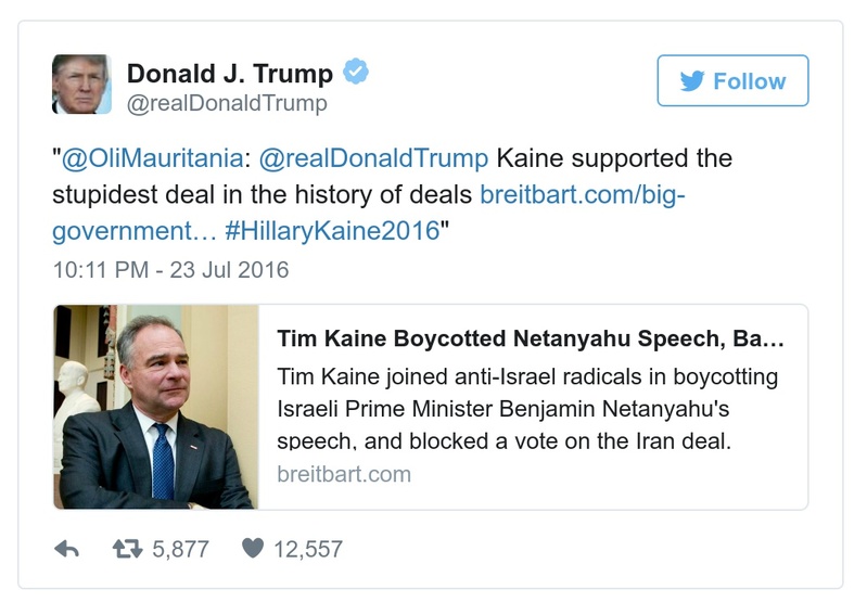 Post preview from Donald Trump