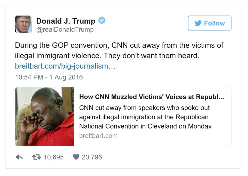 Post preview from Donald Trump