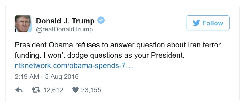 Post preview from Donald Trump