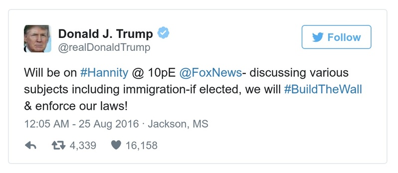 Post preview from Donald Trump