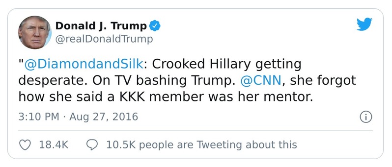 Post preview from Donald Trump