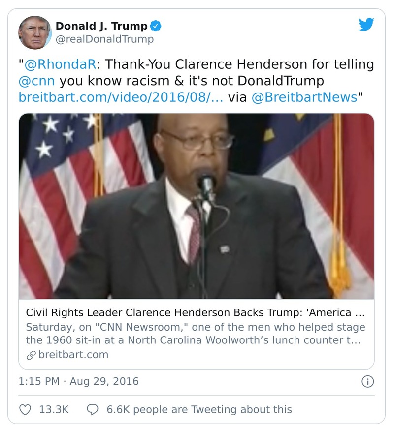 Post preview from Donald Trump