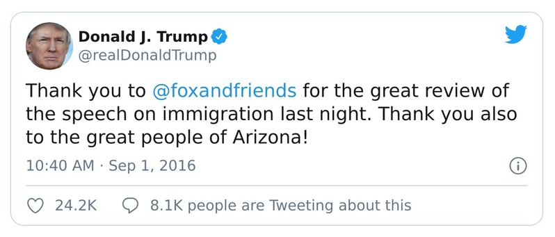 Post preview from Donald Trump