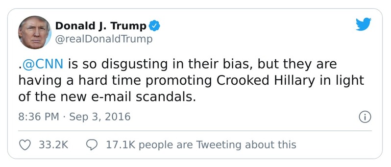 Post preview from Donald Trump