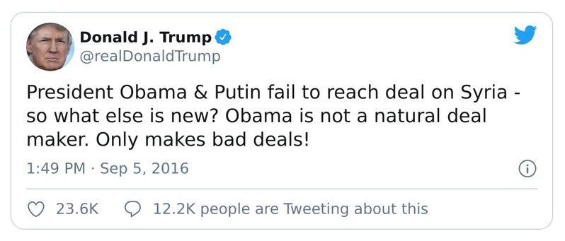 Post preview from Donald Trump