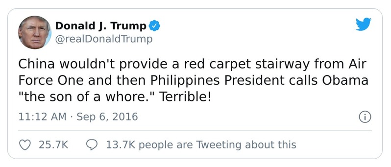 Post preview from Donald Trump