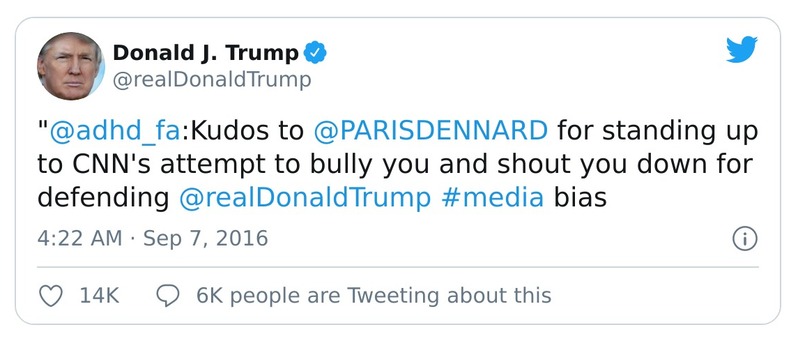 Post preview from Donald Trump