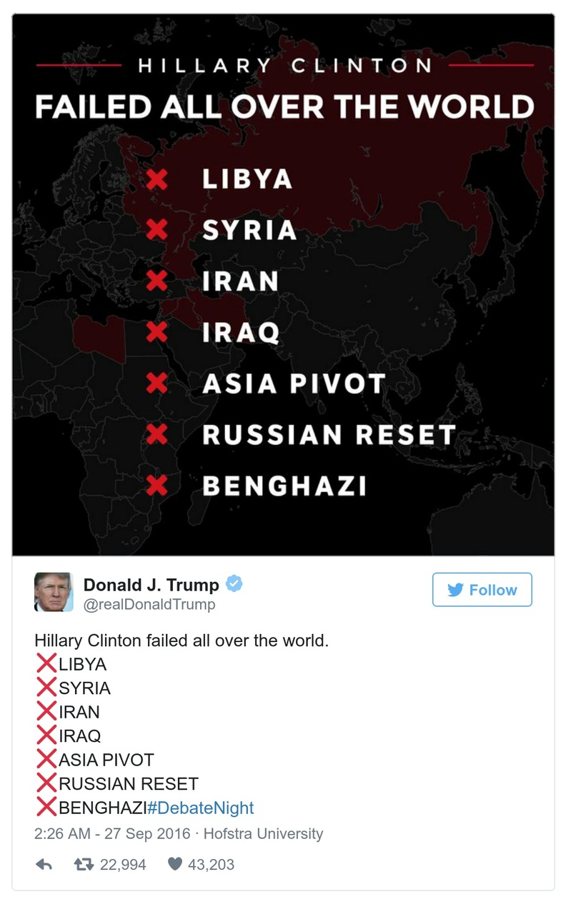 Post preview from Donald Trump