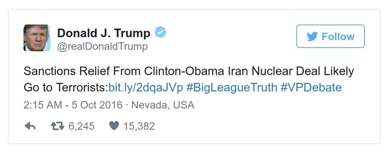 Post preview from Donald Trump